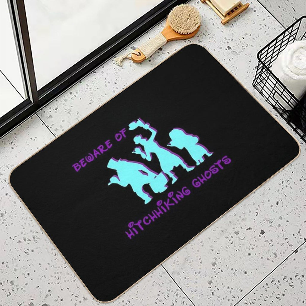 Beware Of Hitchhiking Ghosts  Odorless Bath Mat