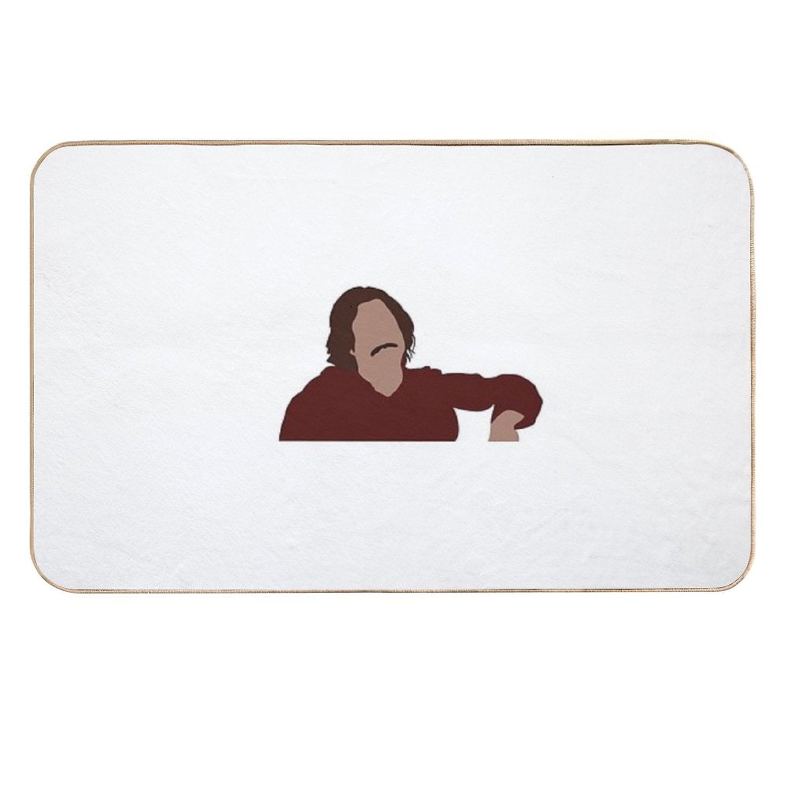 College Nick from New Girl  Dirt-Trapping Bath Mat