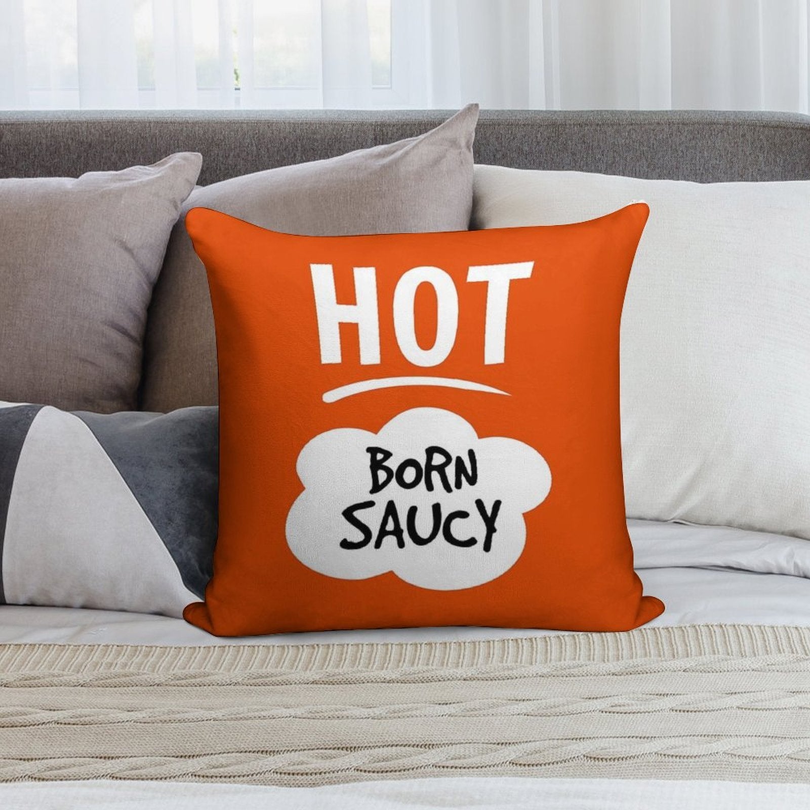 Taco Bell Hot Sauce Soft Warmth Comfort Throw Pillow
