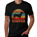 Wiener Dog Dad - Funny Dachshund Gift - Cute Weiner Dog Men Women  Moisture-wicking T-Shirt