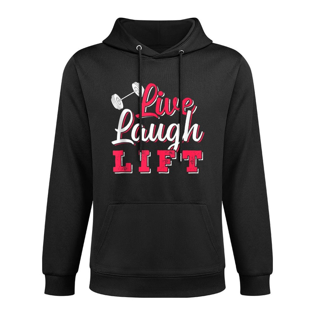 Live Laugh Lift Gym And Fitness Design For Women Easy Care Hoodie