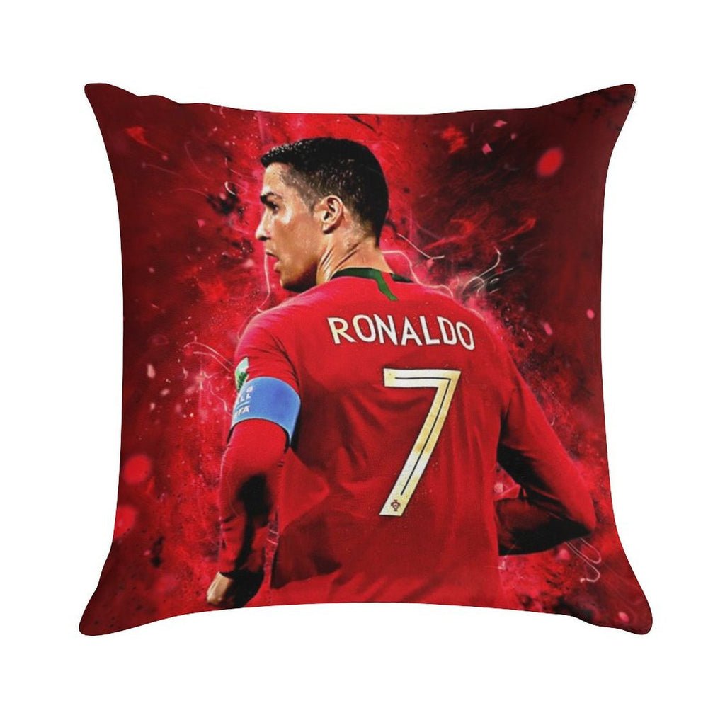 Cristiano Ronaldo Soft Fade-Resistant Throw Pillow