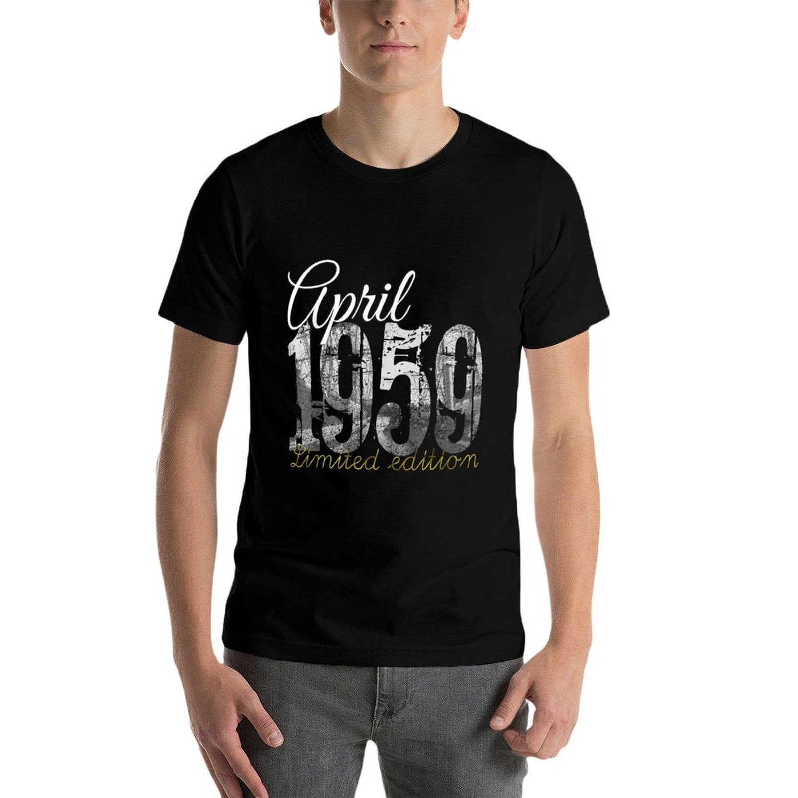 April 1959 - 60 Year Old 1959 60th Birthday Gift  Soft T-Shirt