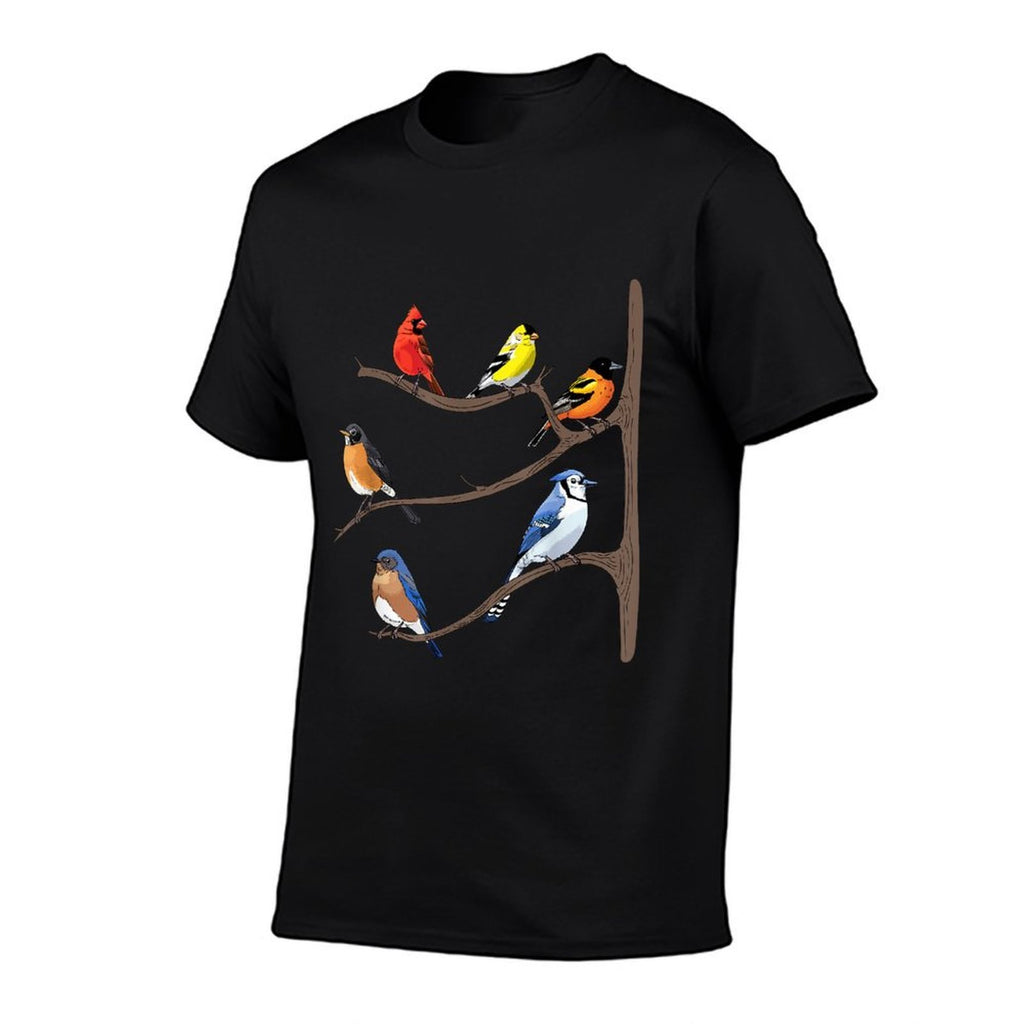Birds On A Branch Birding Bird-Watching Birder Bird Watcher  Stretchy T-Shirt