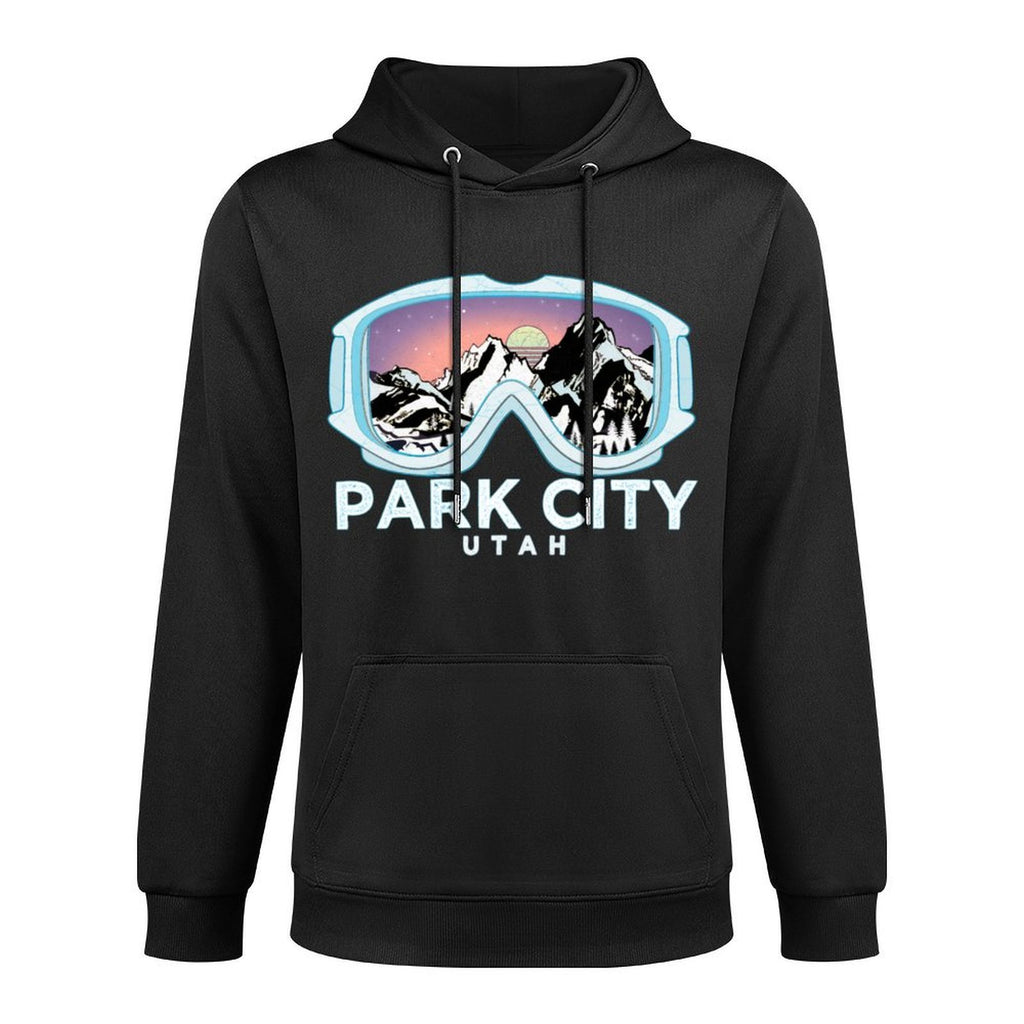 Park City Ski Design  Park City, UT Skiing Snow Gift Layering Staple Hoodie