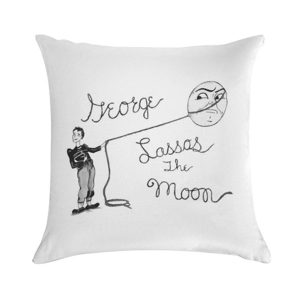 Moon Capture Soft Durable Construction Throw Pillow