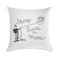 Moon Capture Soft Durable Construction Throw Pillow