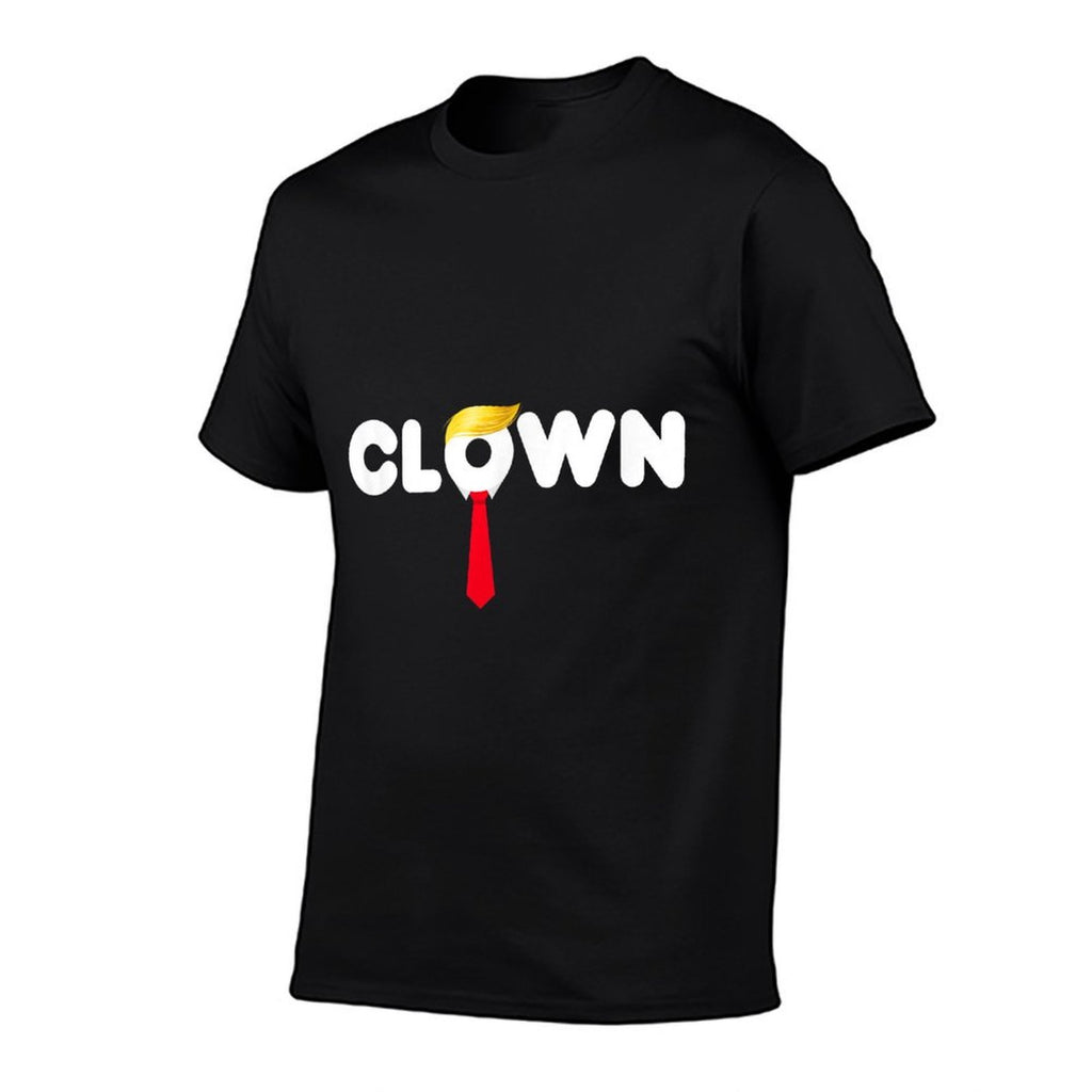 Trump The Clown, Funny Anti-Trump 2025 Political Costume  Heathered Texture T-Shirt