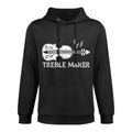 Cool Violin Player Art For Men Women Violinist Viola Lover Pilling-Resistant Hoodie