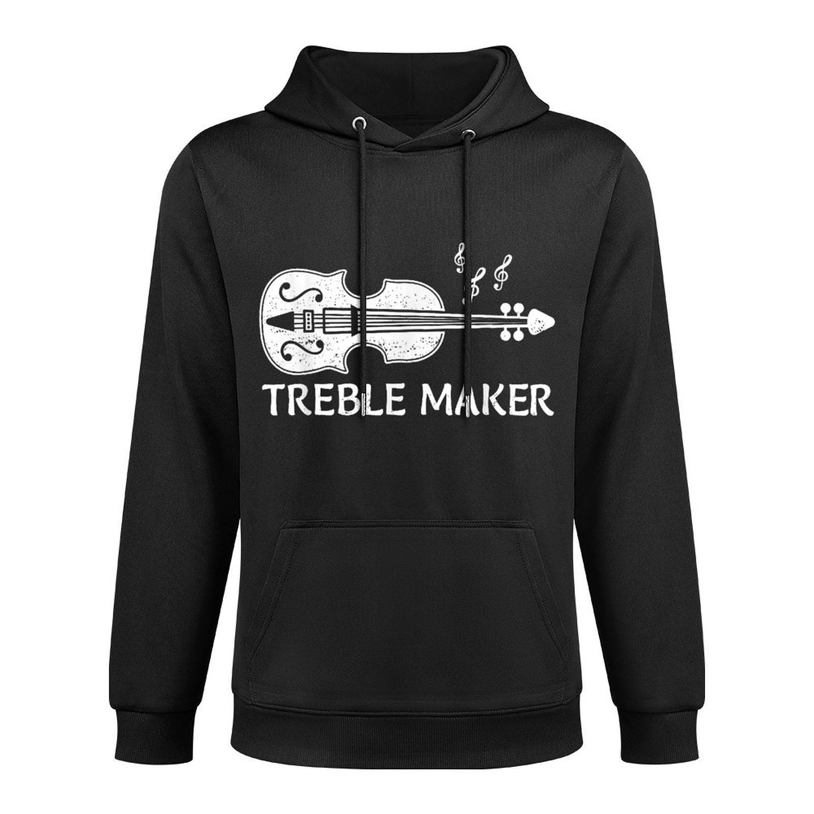 Cool Violin Player Art For Men Women Violinist Viola Lover Pilling-Resistant Hoodie