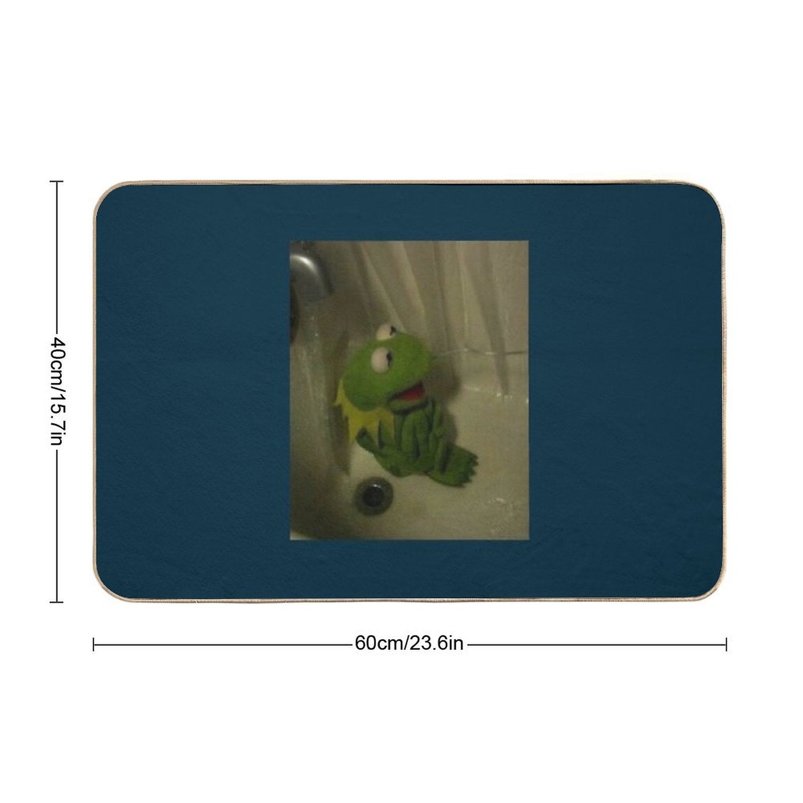 Trippy Skelly  Pet-Safe Bath Mat