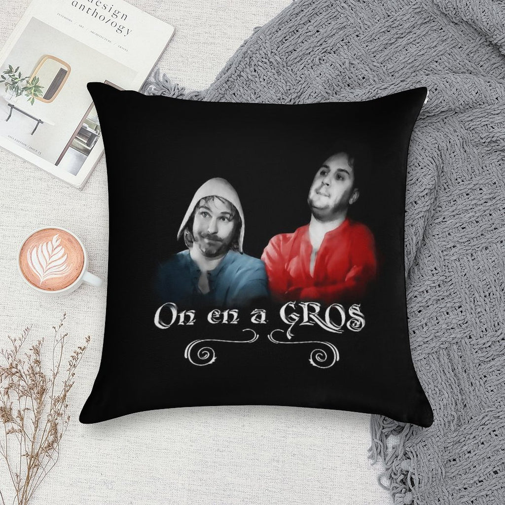 We Have GROS - Karadoc And Perceval Soft Ultra-Soft Texture Throw Pillow