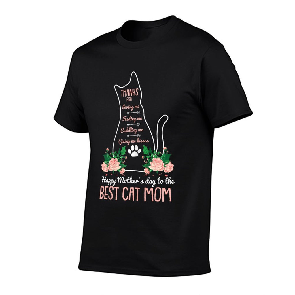 Best Cat Mom Mothers Day Cute Kitten Lover Mama Momma Mommy  Relaxed-fit T-Shirt