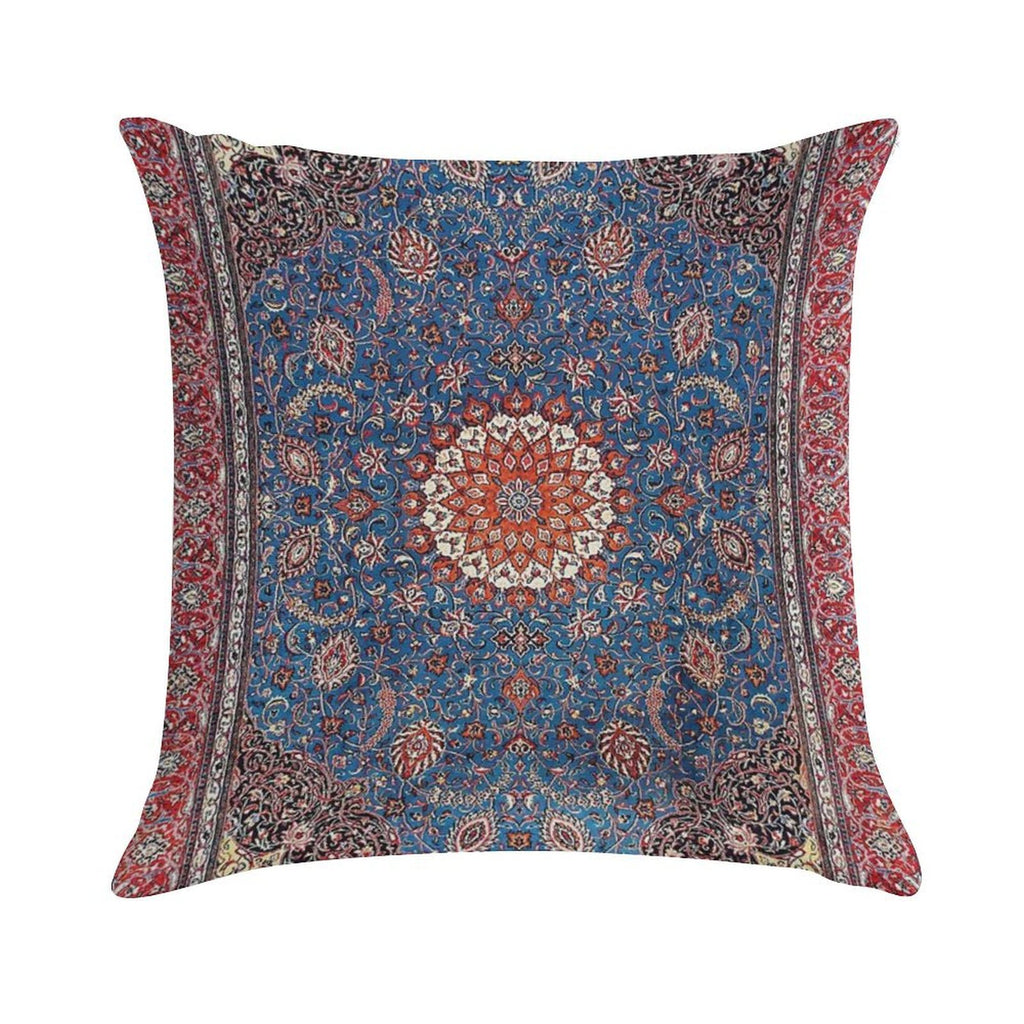 Sarouk Antique Persian Rug Print Soft Decorative Cover Throw Pillow