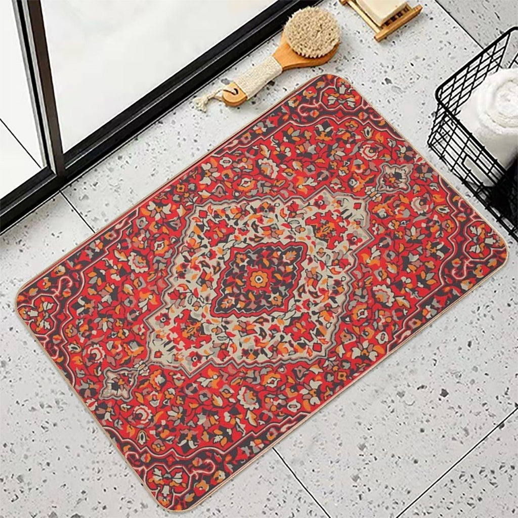 Persian Oriental Rug  Multi-Purpose Bath Mat