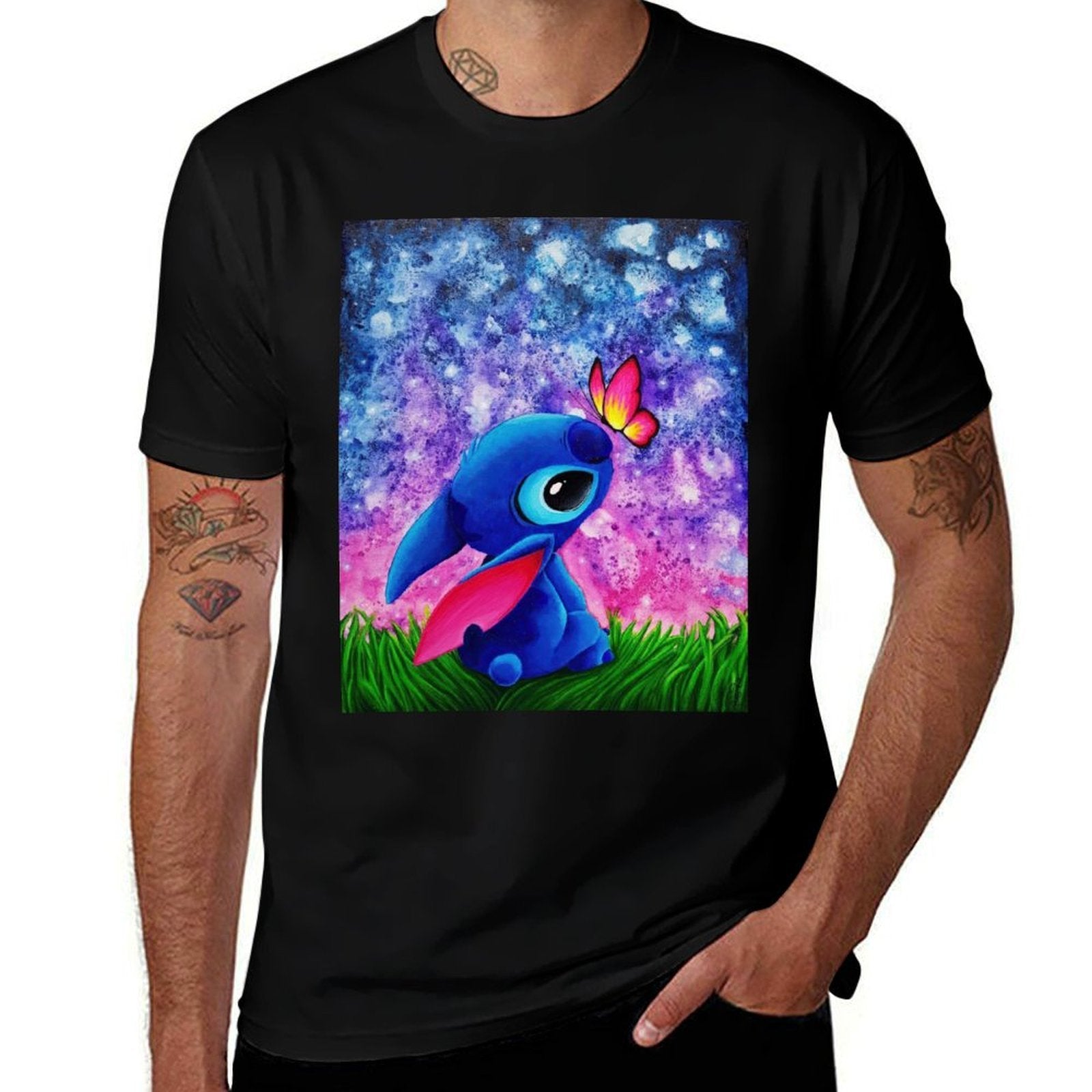 Stich Butterfly  Relaxed-fit T-Shirt
