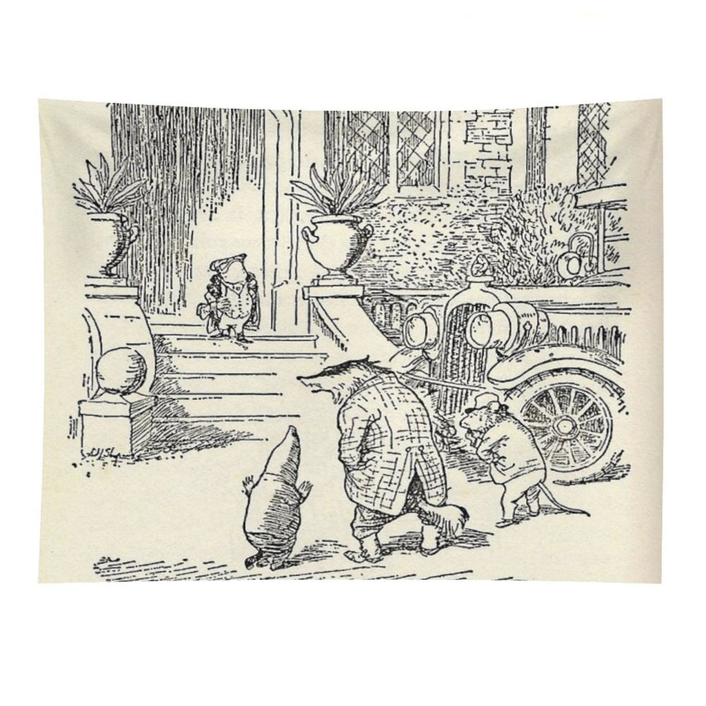 Arriving at Toad Hall Tapestry