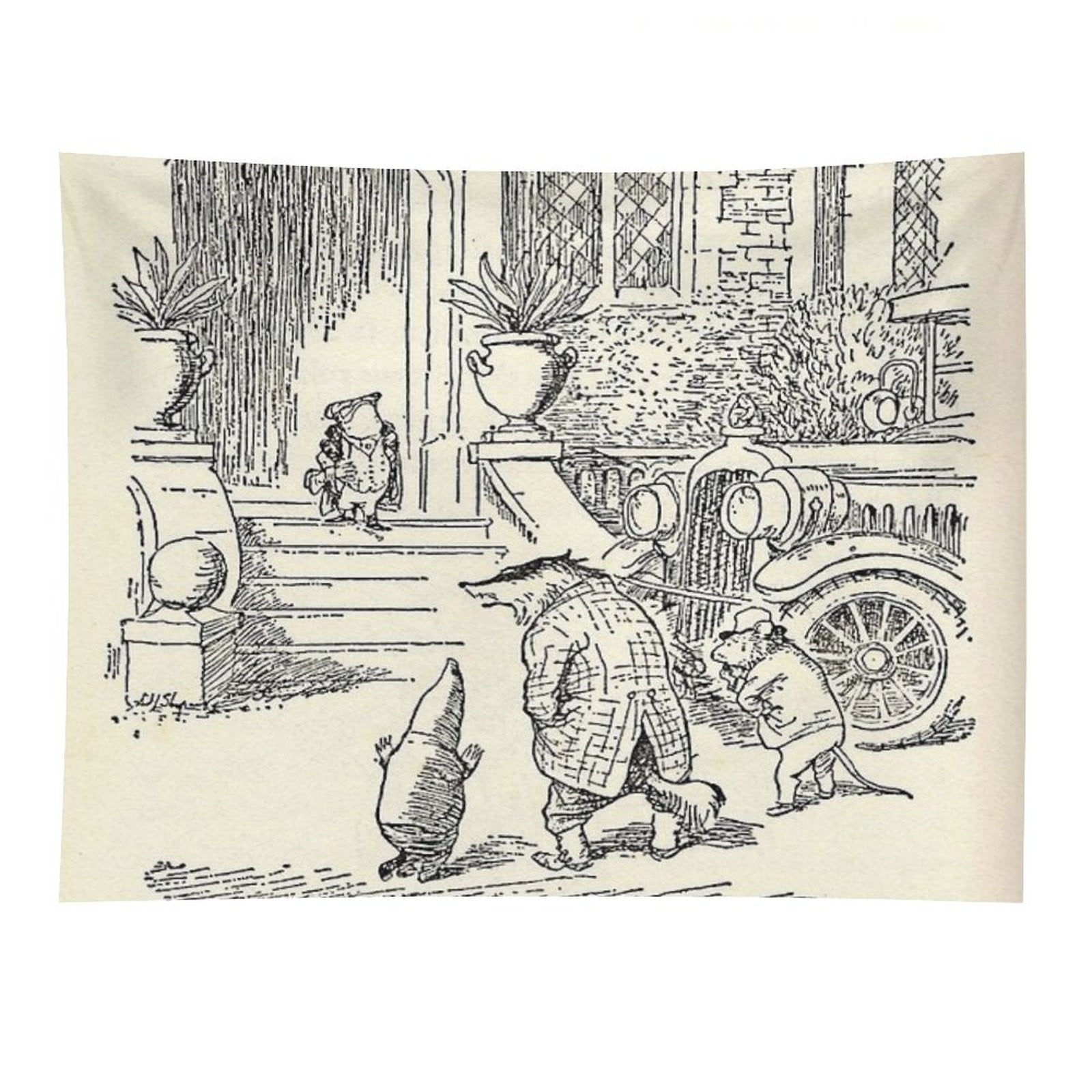 Arriving at Toad Hall Tapestry