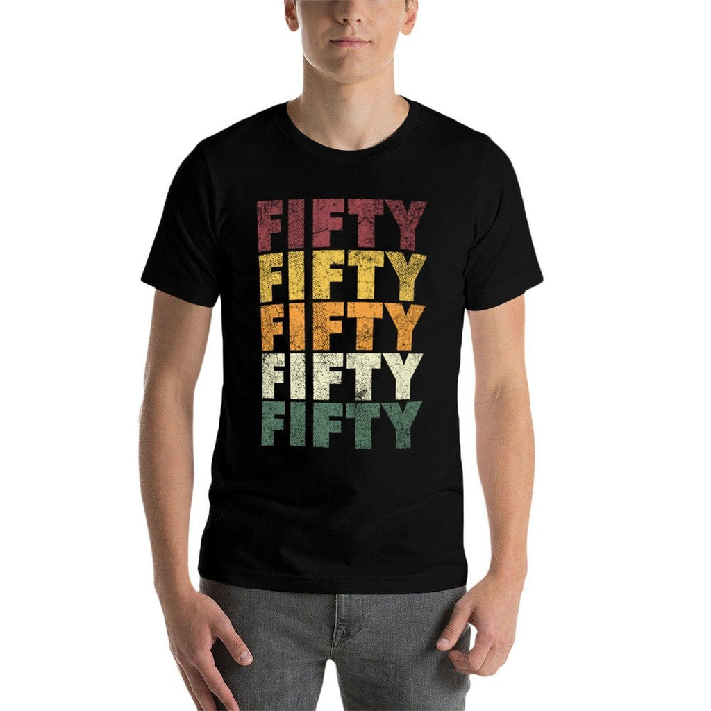 Fifty Retro 1971 50th Birthday Gift Classic 50 Years Old  Graphic-printed T-Shirt