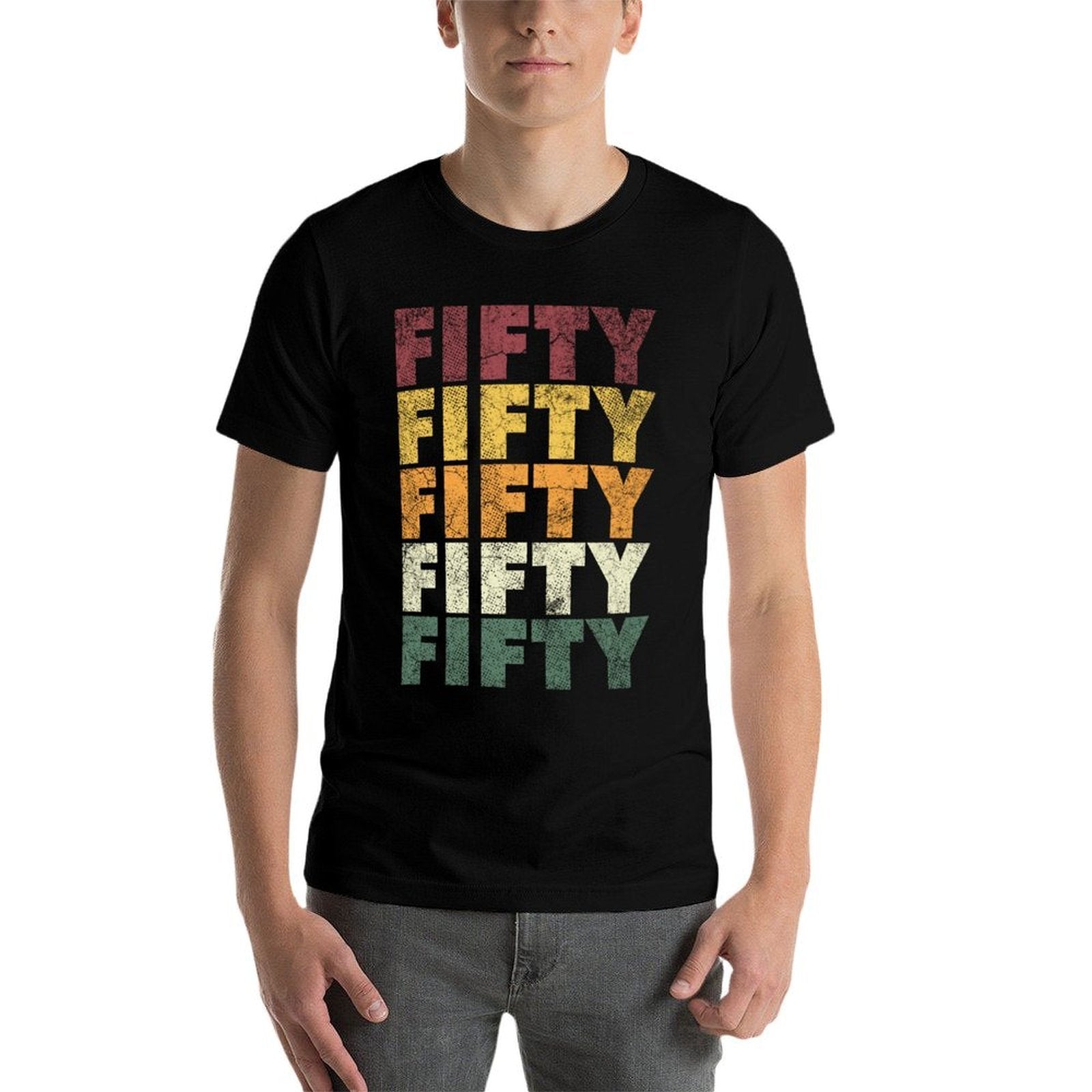 Fifty Retro 1971 50th Birthday Gift Classic 50 Years Old  Graphic-printed T-Shirt