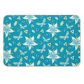 Silent Princess Pattern Blue V.2  Multi-Purpose Bath Mat