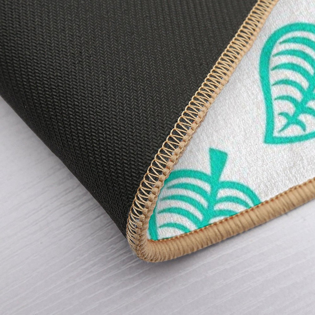 ACNH Leaf  Fade-Resistant Bath Mat