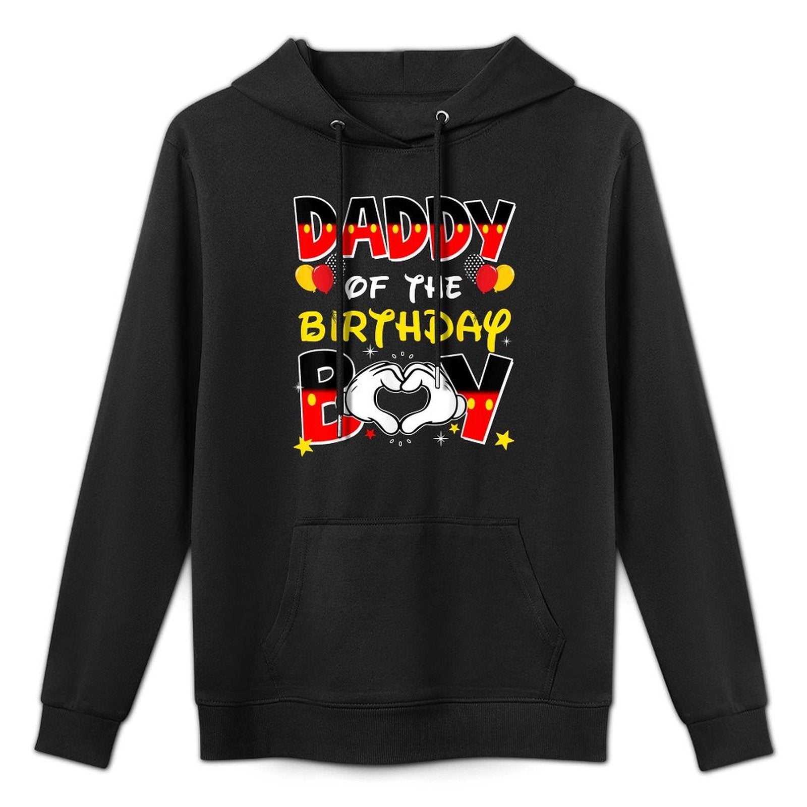 Dad And Mom Daddy Of The Birthday Boy Family Party Decor Pilling-Resistant Hoodie