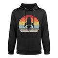 Retro Rocket Space Ship Vintage Retro Style Layering Staple Hoodie