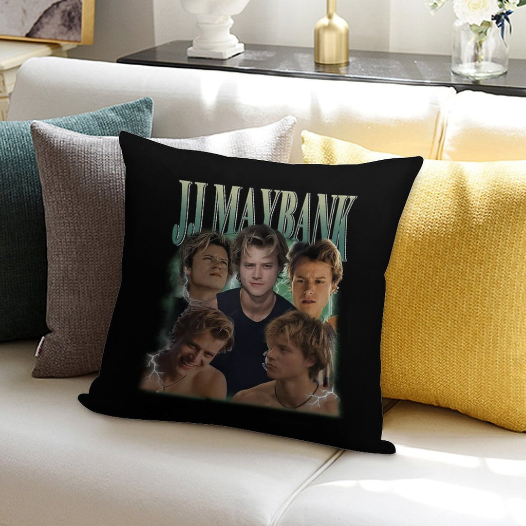 Retro JJ Maybank Vintage Bootleg 90s Style Soft Warmth Comfort Throw Pillow