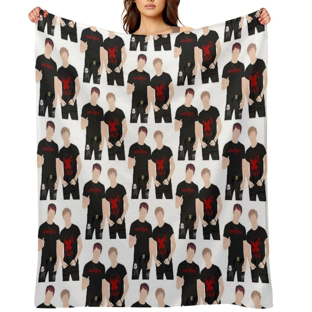 Sam And Colby Compact Throw Blanket