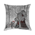 A Gift For Krampus Soft High-Density Material Throw Pillow