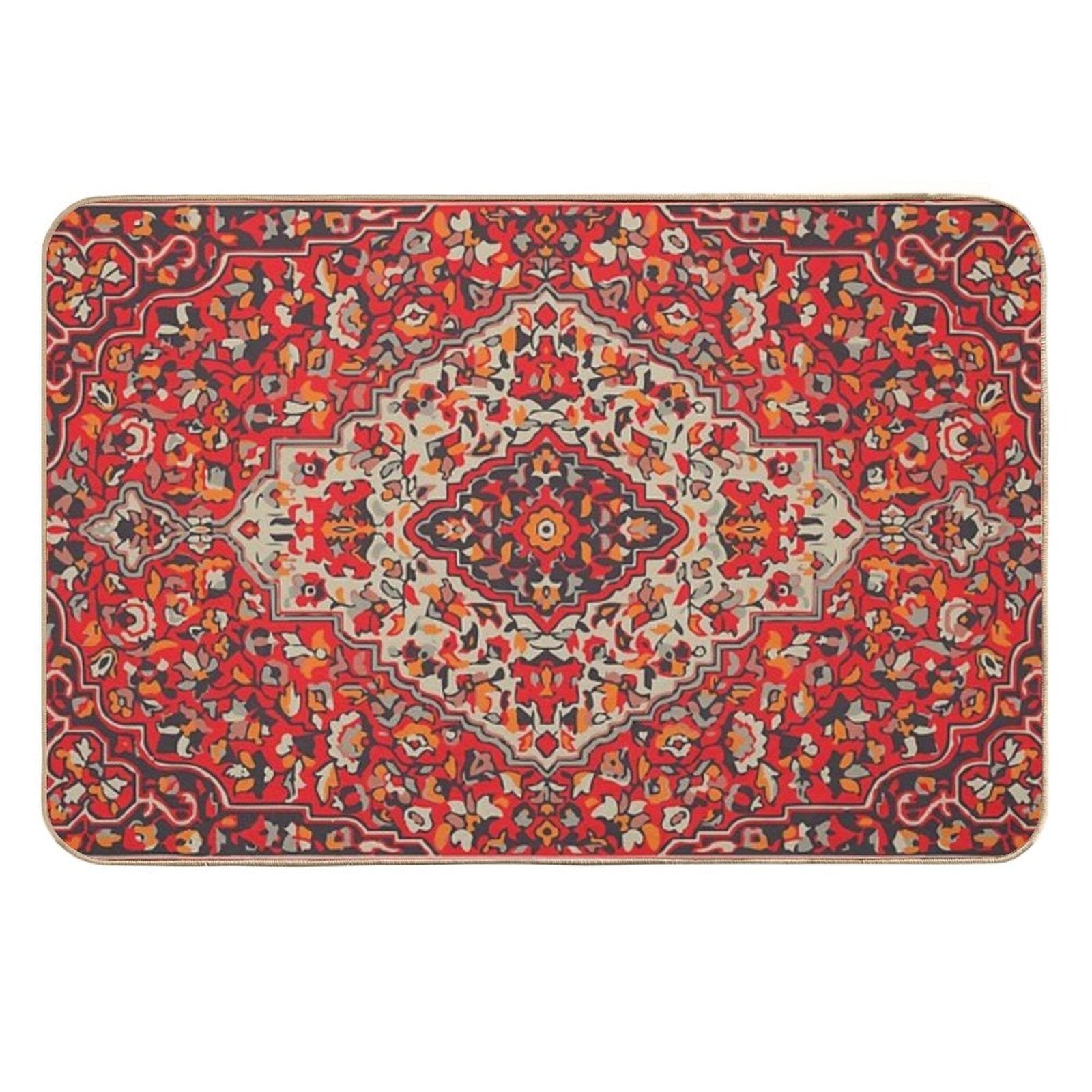 Persian Oriental Rug  Multi-Purpose Bath Mat