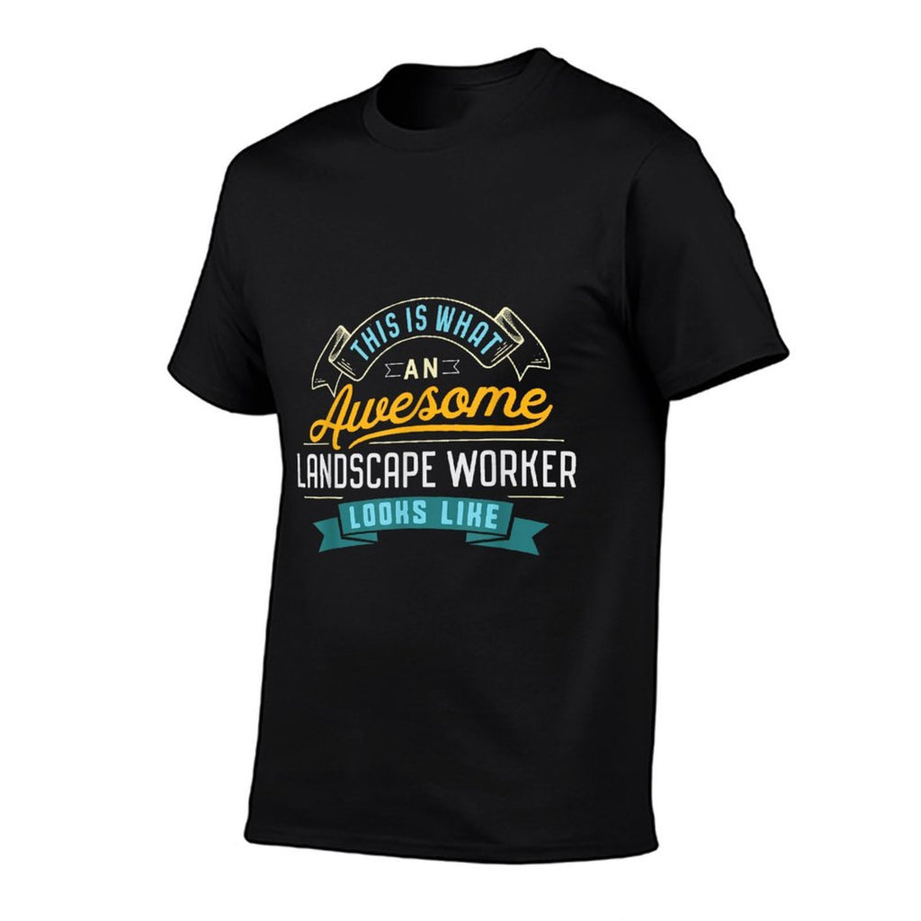 Funny Landscape Worker Awesome Job Occupation  Graphic-printed T-Shirt