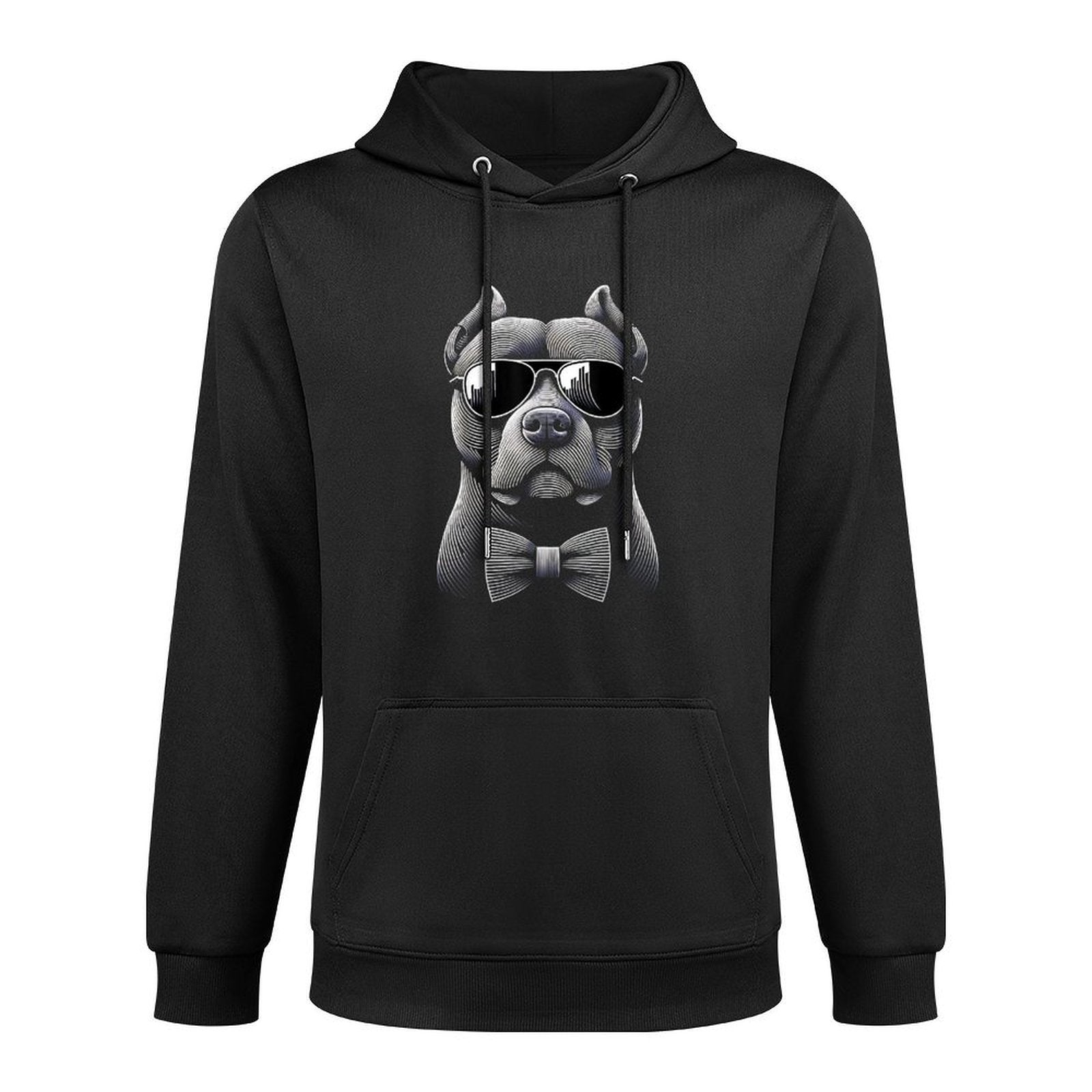 Graphic Sleek Pit Bull  Men (S - 6XL+) Versatile Streetwear Hoodie