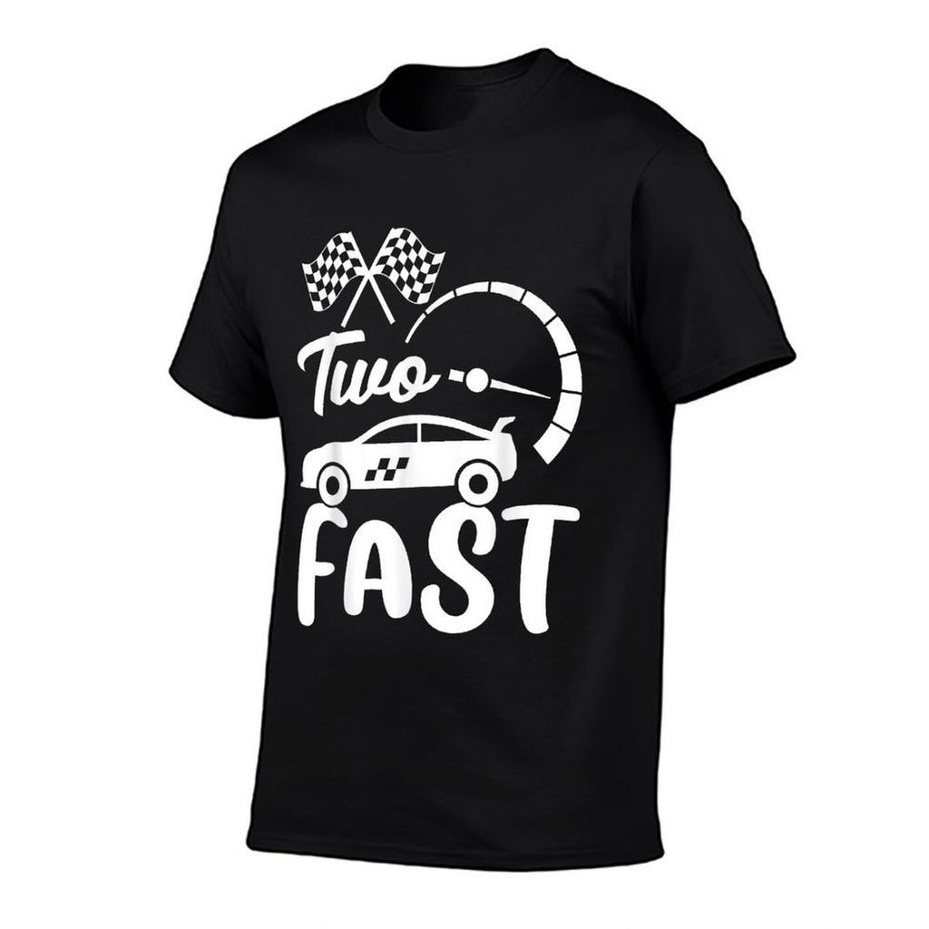 Two Fast Birthday Boy 2 Two Race Car 2nd Birthday Racing Car  Classic T-Shirt
