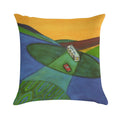 The Cafe on The Edge of The World Brand Pillow Soft Shrink-Resistant Throw Pillow