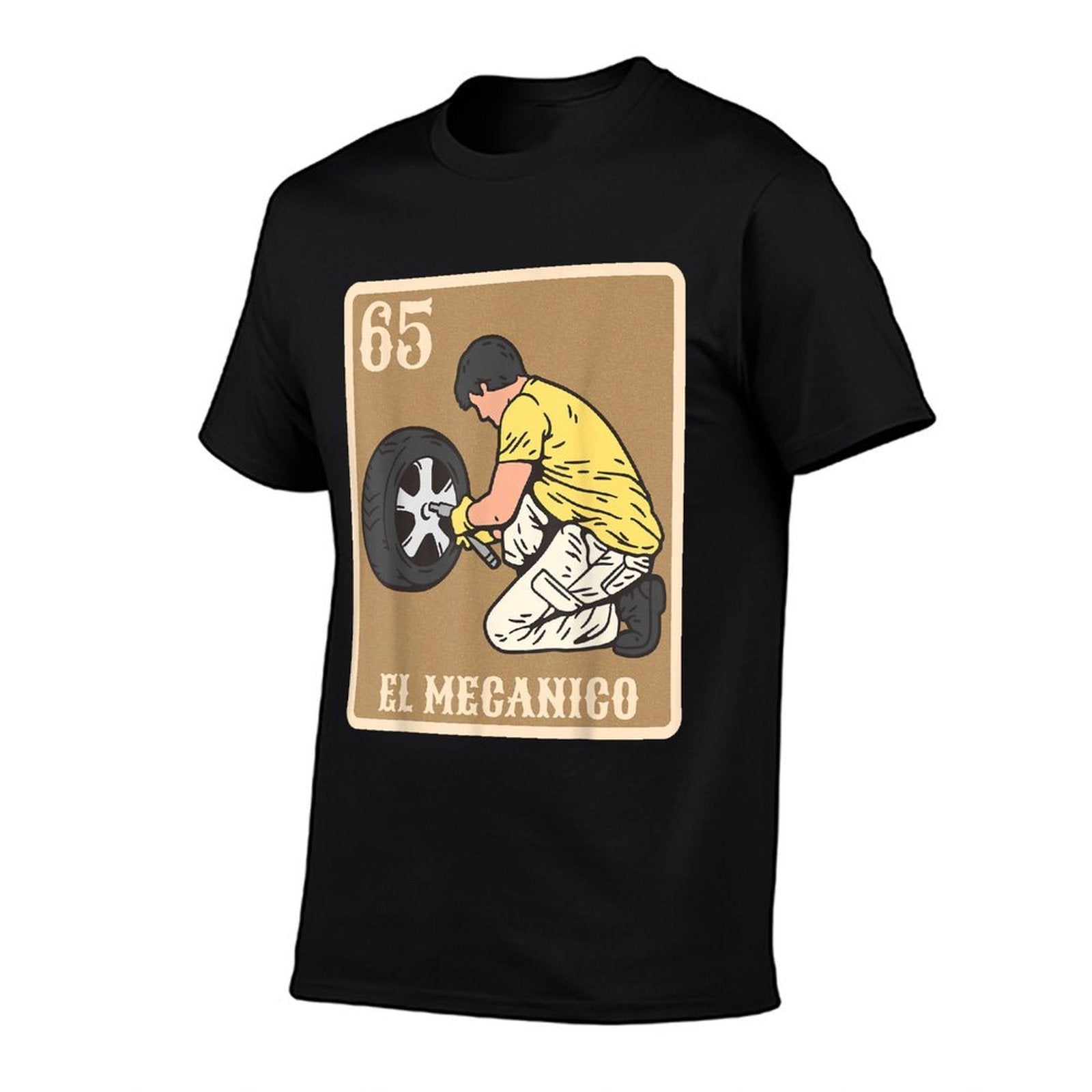 EL Mecanico Lottery Gift Spanish Bingo Card Game  Wrinkle-resistant T-Shirt
