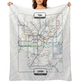 Subway - London Eco-conscious Throw Blanket