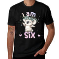 Kids 6th Birthday Girl Koala Bear 6 Years Old Six 6 Birthday  Summer-ready Fabric T-Shirt