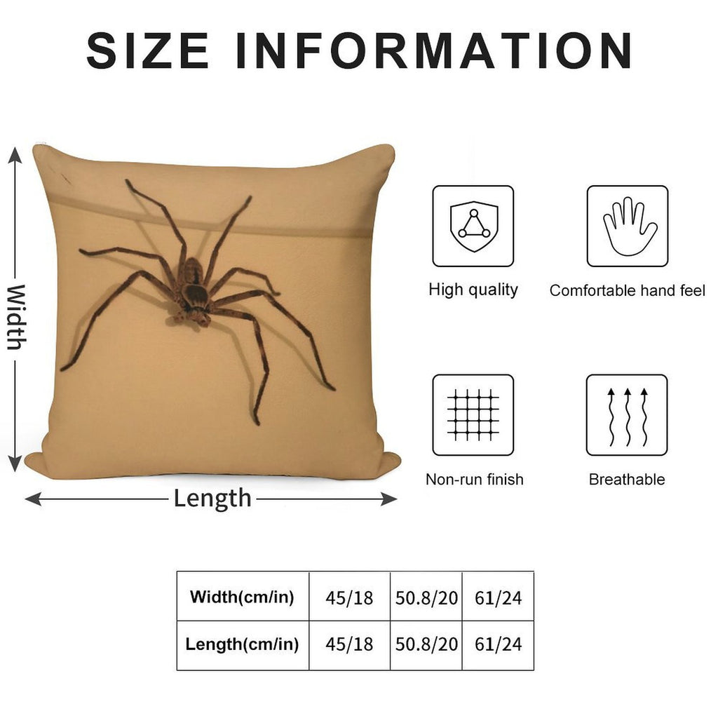 Australian Huntsman Spider Soft Warmth Comfort Throw Pillow