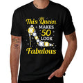 This Queen Makes 50 Look Fabulous Woman 50th Birthday  Vintage-inspired T-Shirt