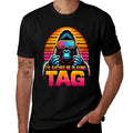 I'd Rather Be Playing Tag Ape Monkey Tag Primate VR Game  Breathable T-Shirt