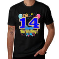 I'm 14 Years Old Happy Birthday to Me 14th Birthday  Rolled Sleeves T-Shirt