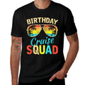 Birthday Cruise Squad Birthday Party Cruise Squad 2025  Trendy Pattern T-Shirt