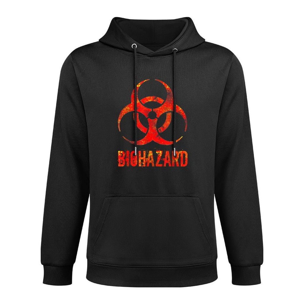 Biohazard Distressed Biology Science Teacher Rockstar Gift Versatile Streetwear Hoodie