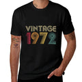Womens Vintage 1972 53rd Birthday Gift Retro 53 Years Old  Relaxed-fit T-Shirt