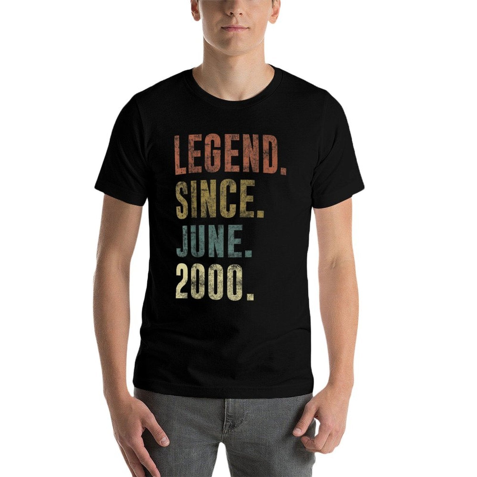 25th 2000 Birthday Vintage Legend Since June 2000  Soft T-Shirt