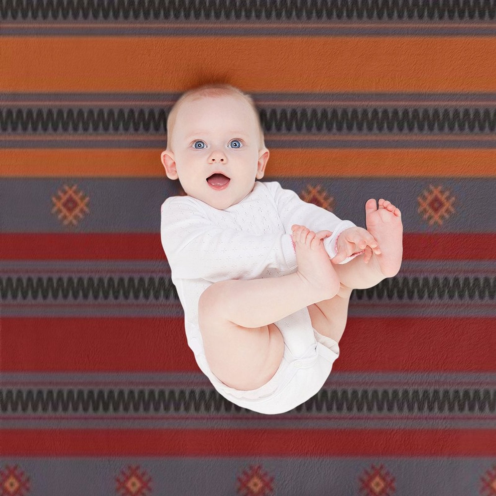 Oriental Kilim Rug 3 Quick-dry Throw Blanket