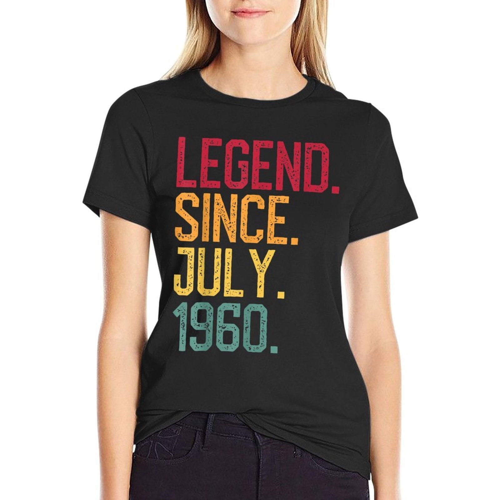 Legend Since July 1960 60th Birthday Gift  Polyester Blend T-Shirt