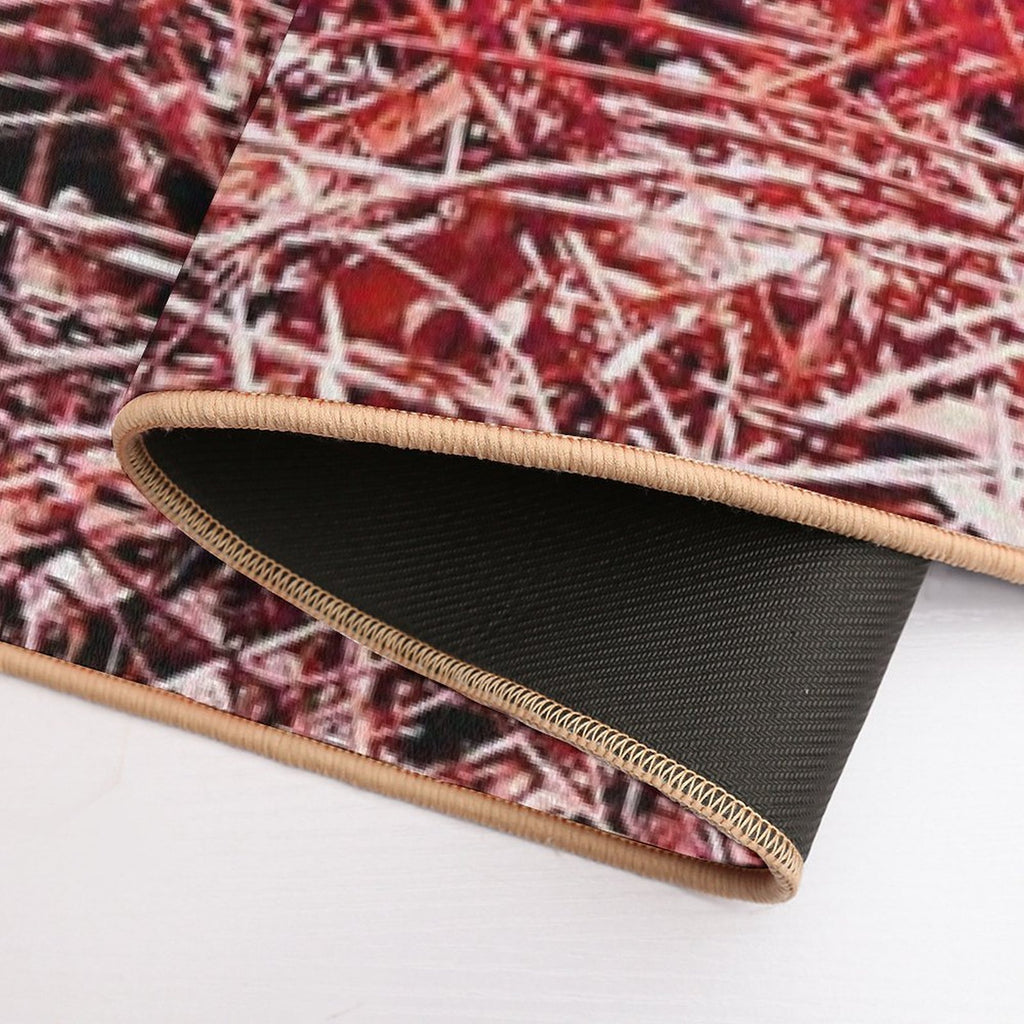 Red Nature  Rapid-Drying Bath Mat